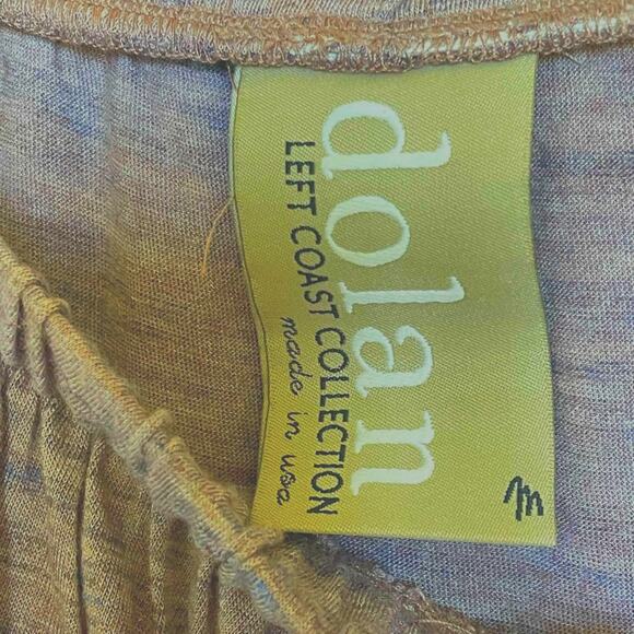 Anthropologie Dolan Charla Heather Taupe Off Shoulder Ruffled Neckline Top Med - Picture 8 of 10